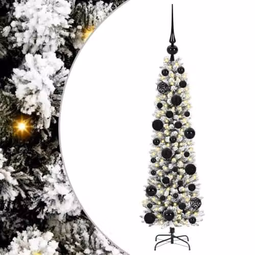 vidaXL Artificial White Christmas Tree, Height: 120 cm