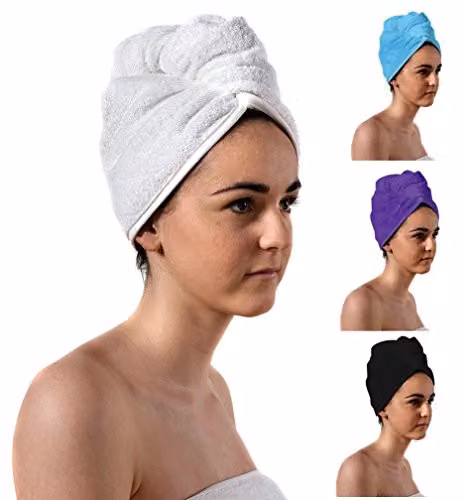 Duncan Stewart Personalised Hair Towel in Black – 3