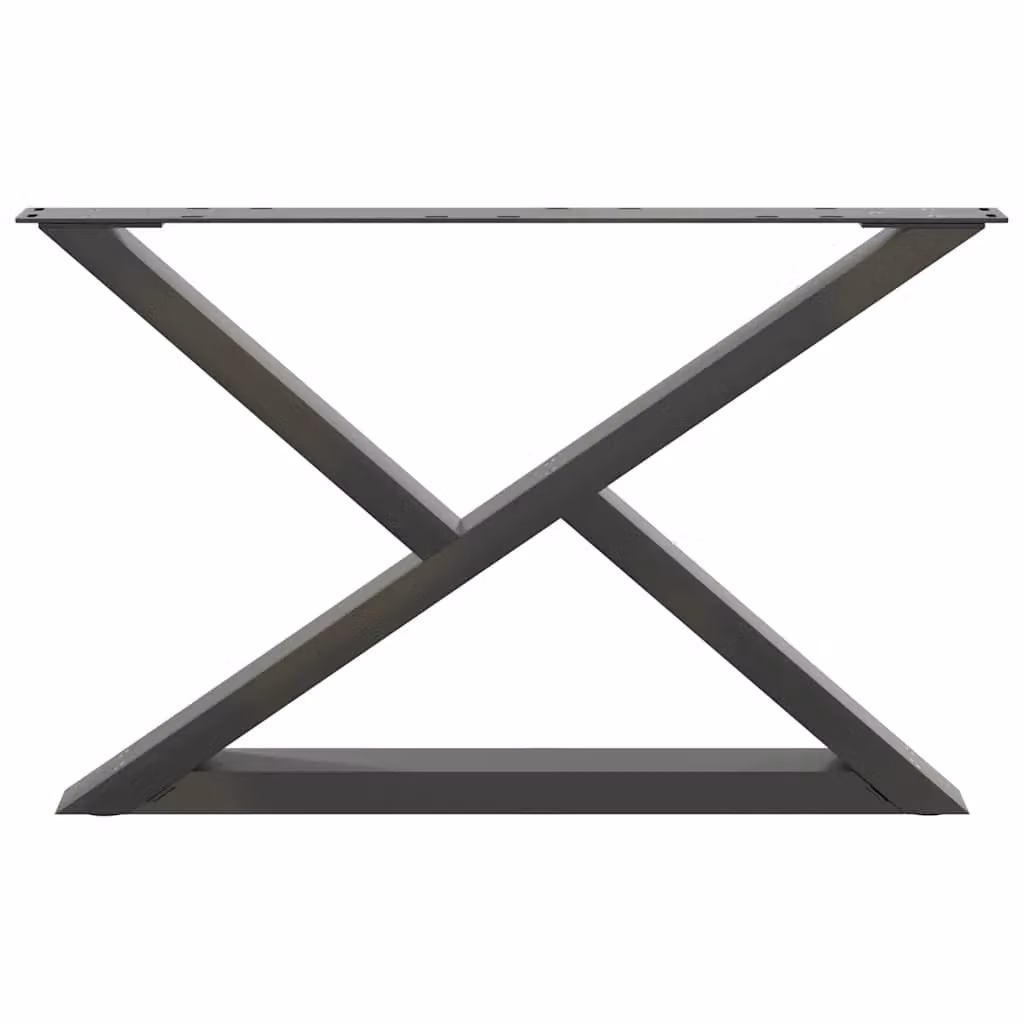 Berkfield Home Steel Coffee Table Legs, 2 Pieces, Anthracite, H: 70 cm, W: 42-43.3 cm – 4