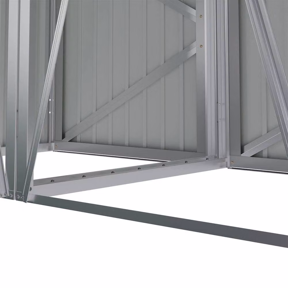 EONLION Grey Metal Wheelie Bin Storage Store Cover – 3