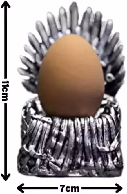 Marco Paul Game of Thrones Novelty Egg Cup in Silver Resin – 2
