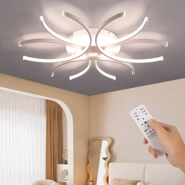 Havendro Modern LED Ceiling Light Chandelier in White – 1