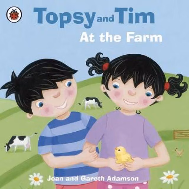Jean Adamson Topsy & Tim: At the Farm Multicolour Paperback Book