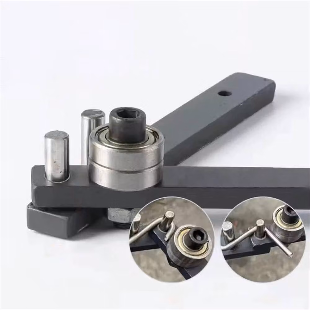 SPETLEK Manual Wire Bending Tool for Iron, Copper and Flat Bars, 1-10mm, Silver – 3