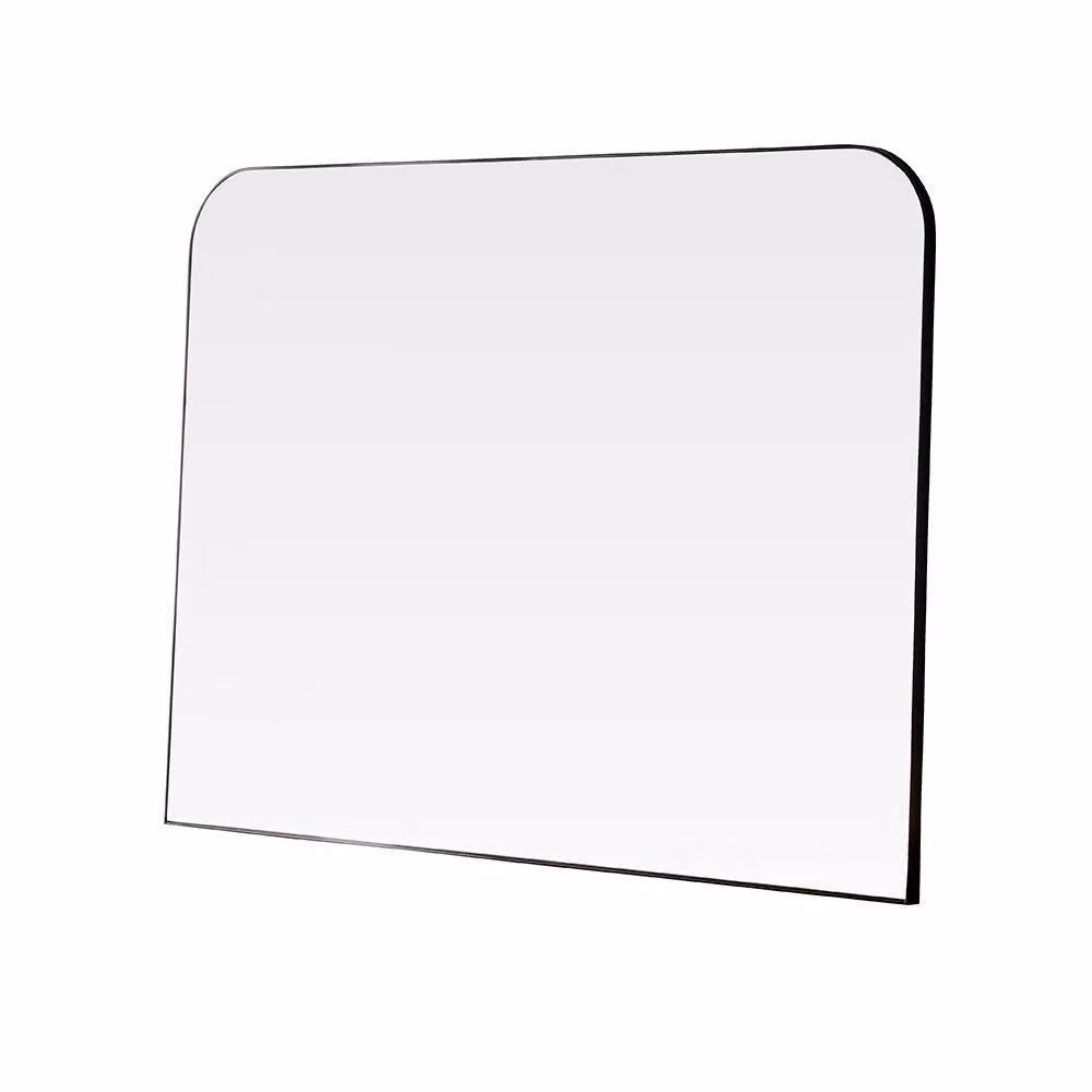 Yearn Mirrors Minimal Black Rectangular Mantle Mirror W: 110 cm, H: 80 cm – 3