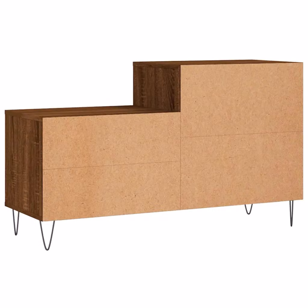 Berkfield Home Modern Brown Oak Shoe Cabinet W/D/H: 102 x 36 x 60 cm – 5