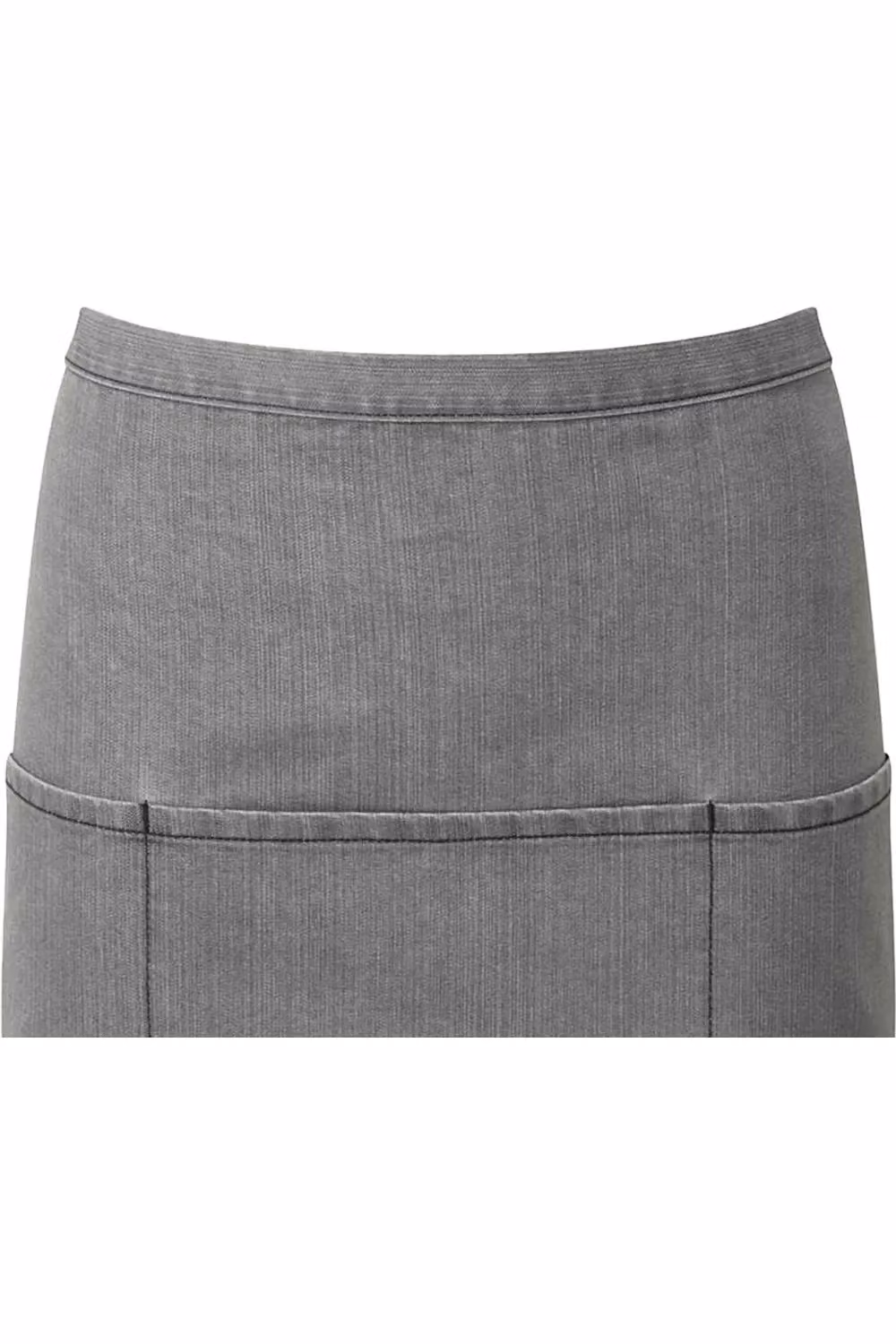 Premier Colours 3 Pocket Adult Apron in Grey Poly-Cotton – 2