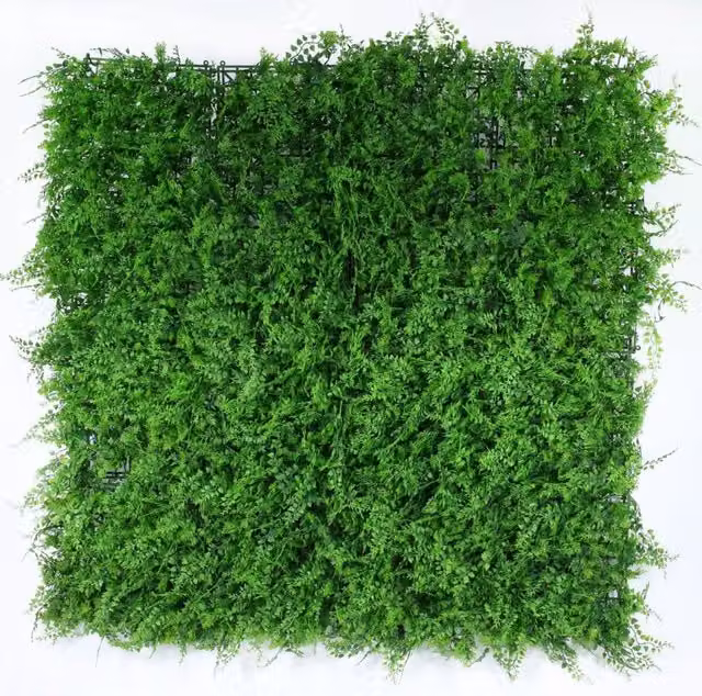 KDMD UV Resistant Fern Green Floral Wall, Width: 100 cm