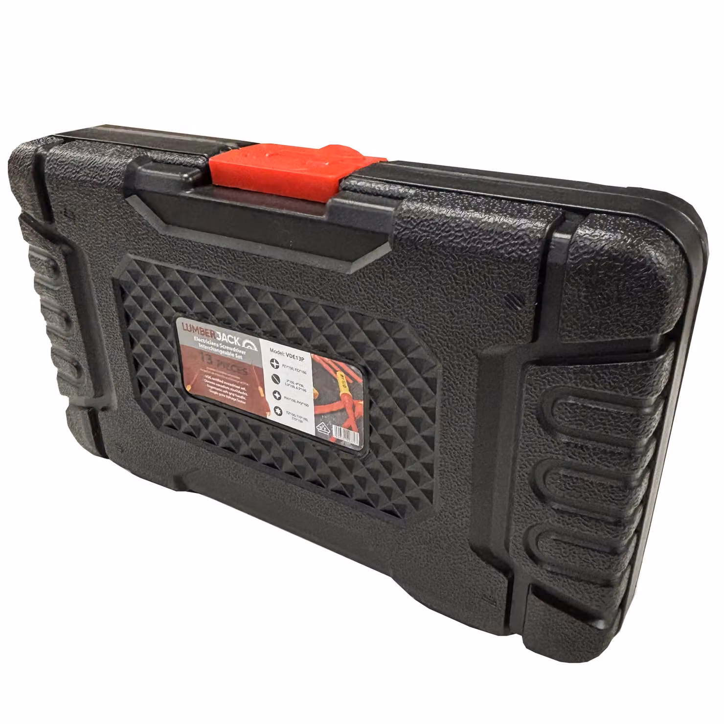 Lumberjack 13 Piece Red VDE Insulated Electrician Screwdriver Set – 11
