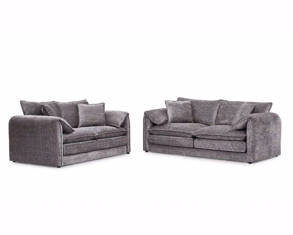 Stratus Interiors Solaya 2 Seater Modern Velvet Upholstered Sofa in Grey – 2