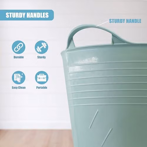 GEEZY 40L Heavy Duty Multi-Purpose Flexi Tub with Handles in Multicolour – 2