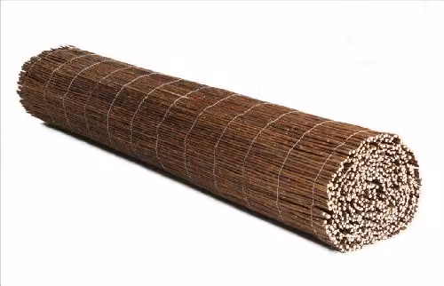 Primrose Woven Willow Fencing Screening Roll, Brown, W: 400 cm, H: 180 cm – 2