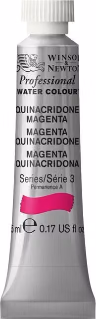 Winsor and Newton Professional Watercolour Paint Quinac Magenta 5ml