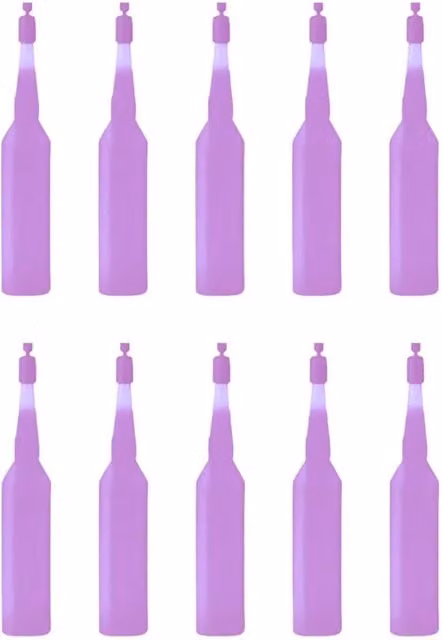 Marco Paul 10 Pack of 30ml Slow Release Liquid Plant Drip Feeders in Purple