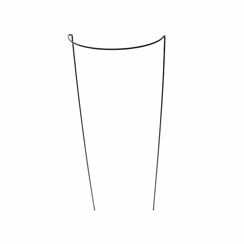 Garden Gear Black Half Round Plant Support Climbing Frame, H92 x W30 x D17 cm – 1