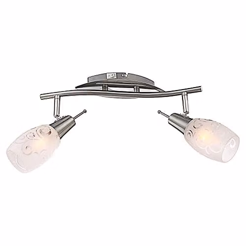Globo Lighting Florita E14 Chrome Spotlight, Pack of 2 – 1