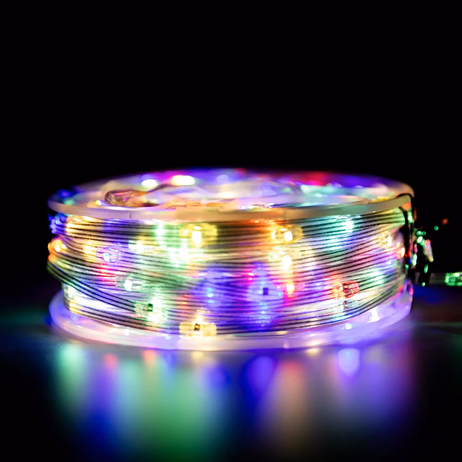 Shatchi Multicolour LED String Lights with 100 LEDs, 10m Length, Mains Powered, 8 Modes, Timer and IP44 Waterproof Rating for Indoor and Outdoor Decor – 11