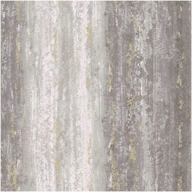 Holden Decor Distressed Stripes Textured Abstract Wallpaper in Charcoal Grey