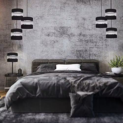 Netlighting Helen Cluster Pendant Ceiling Light in Black and Silver, Diameter: 35 cm – 2