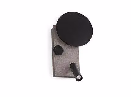 Netlighting Klee Adjustable Integrated LED Wall Reading Light in Grey with 2700K Warm White Light – 2