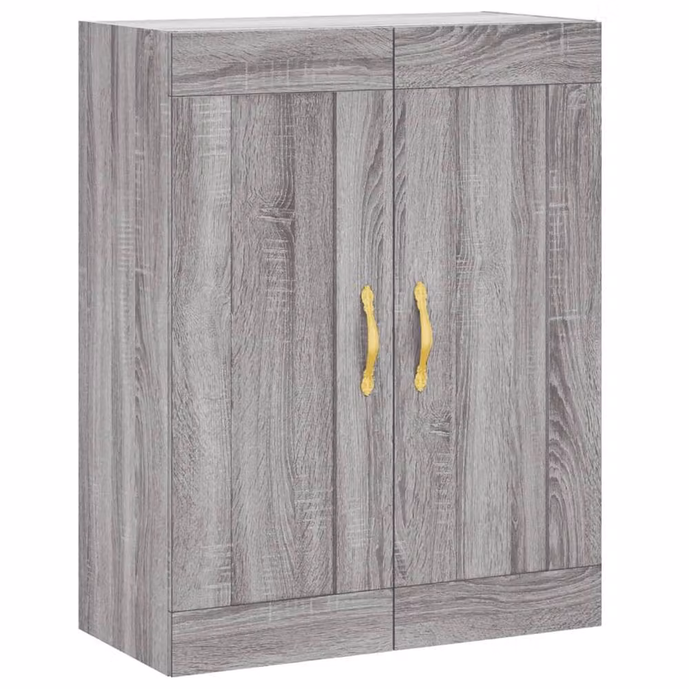 Berkfield Home Wall Mounted Cabinet in Grey Sonoma, W: 69.5 cm, D: 34 cm, H: 90 cm – 2