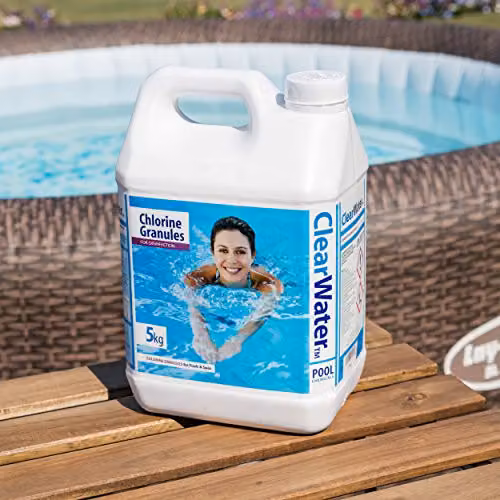 Clearwater Fast Dissolving Chlorine Granules for Hot Tubs and Pools, 5kg – 2