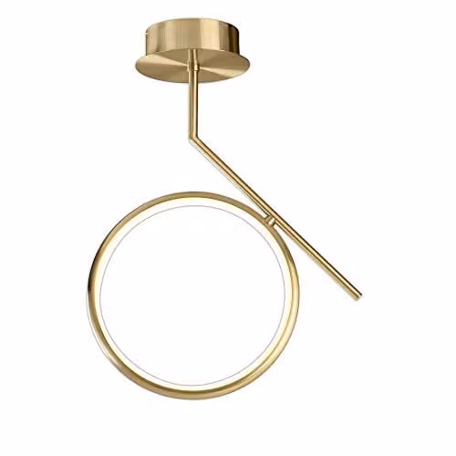 Netlighting Mantra Olimpia LED Ceiling Light, 20W, 3000K, 1500lm, IP20, Gold – 1