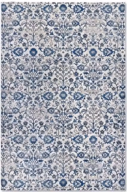 Villeroy & Boch 1869 Ernest Vintage Floral Short Pile Rug in Beige, W: 80 cm, L: 240 cm – 1