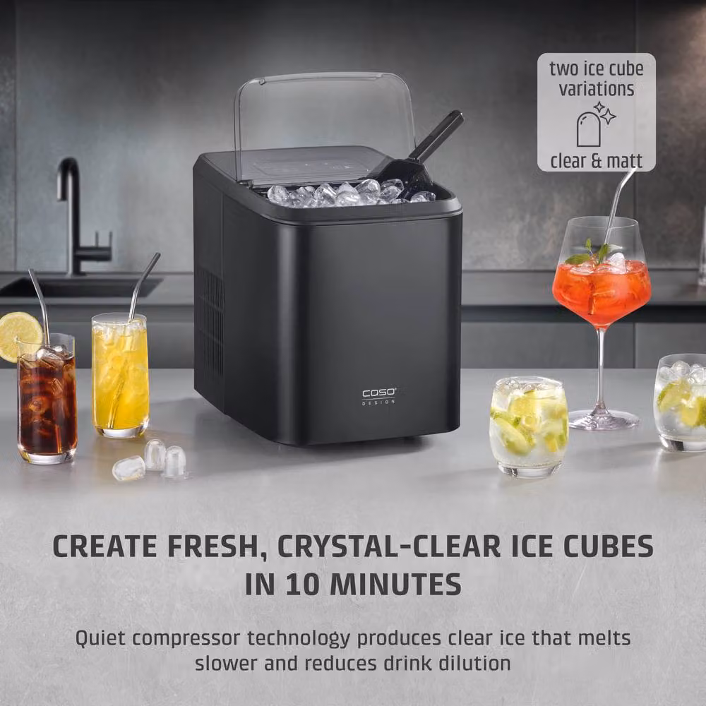 Caso Design Clear Ice Advanced Ice Cube Maker in Black – 2