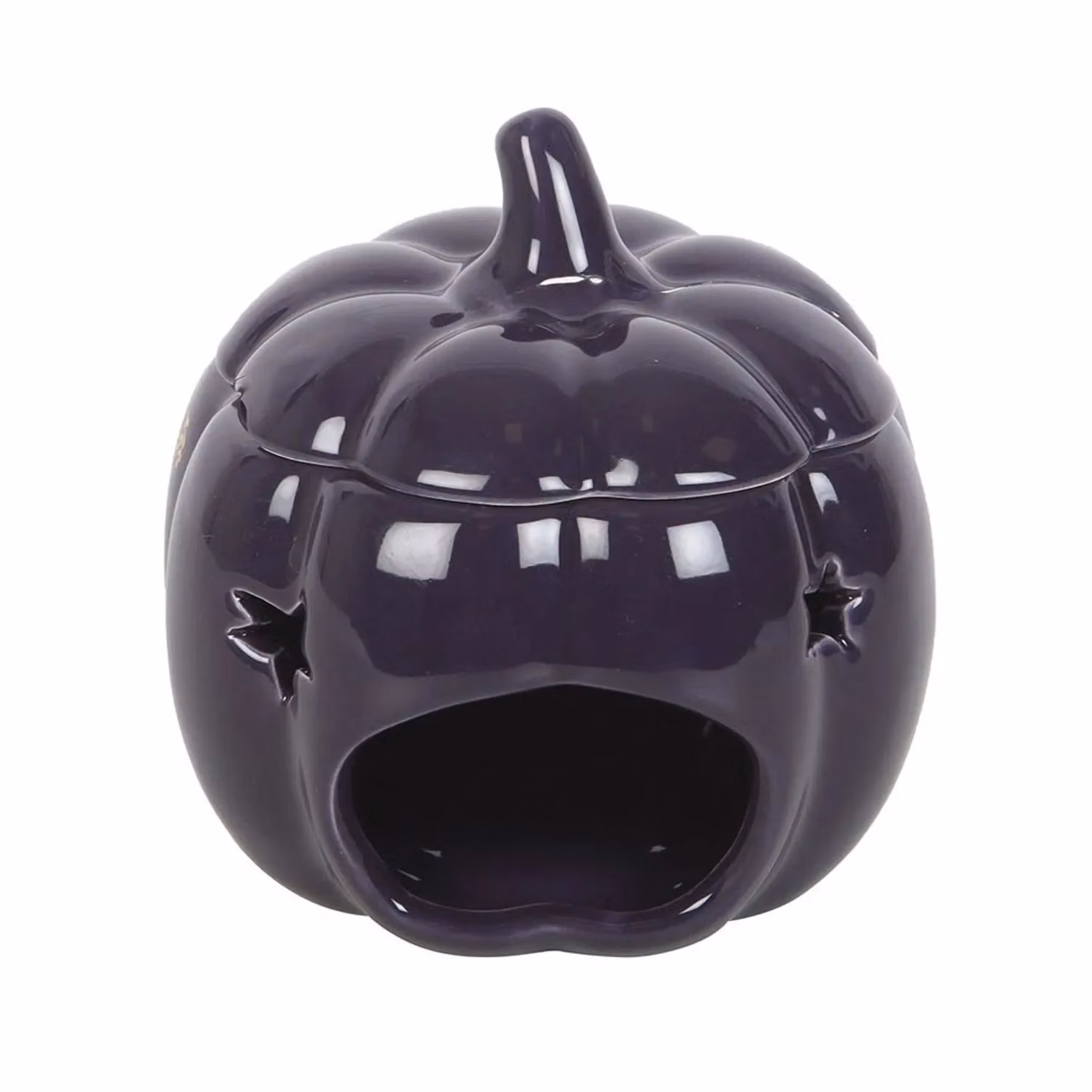 Something Different The Magic Is In You Ceramic Pumpkin Oil Burner in Blue and Purple – 2