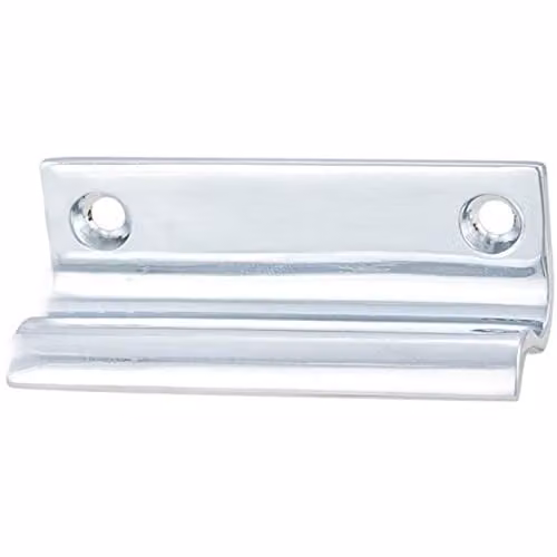 Loops Sash Window Lift Handle in Polished Chrome, 62 x 20 mm with 47 mm Fixing Centres