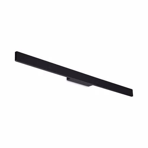 Ideal Lux Linea Black Outdoor Flush Wall Lamp with 1950Lm Warm White LED Light