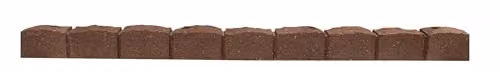 Nicoman Roman Castle Stone Garden Border Rubber Landscape Edging in Brown – 3