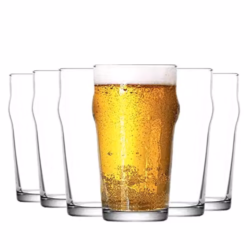 LAV Noniq Craft Beer Glass Set, 6 x 570 ml, Clear – 1