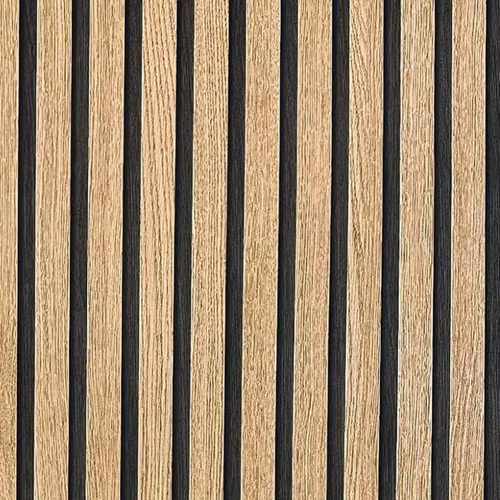 PAWNORA Self-Adhesive 3D Wood Grain Panel Effect Wallpaper Roll in Brown – 4