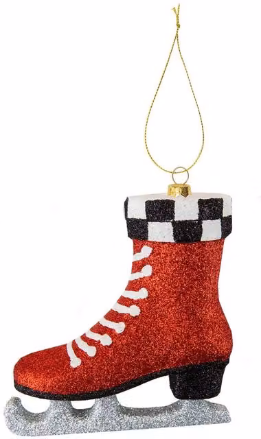 VFM e-Store Red Christmas Skate Hanging Ornament, W/D/H: 12.5 x 11 x 3.5 cm – 1