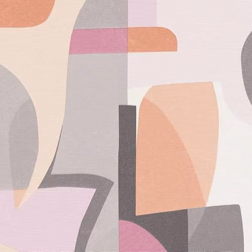 Erismann Gentle 10432-06 Abstract Non-Woven Wallpaper, Purple and Multicolour