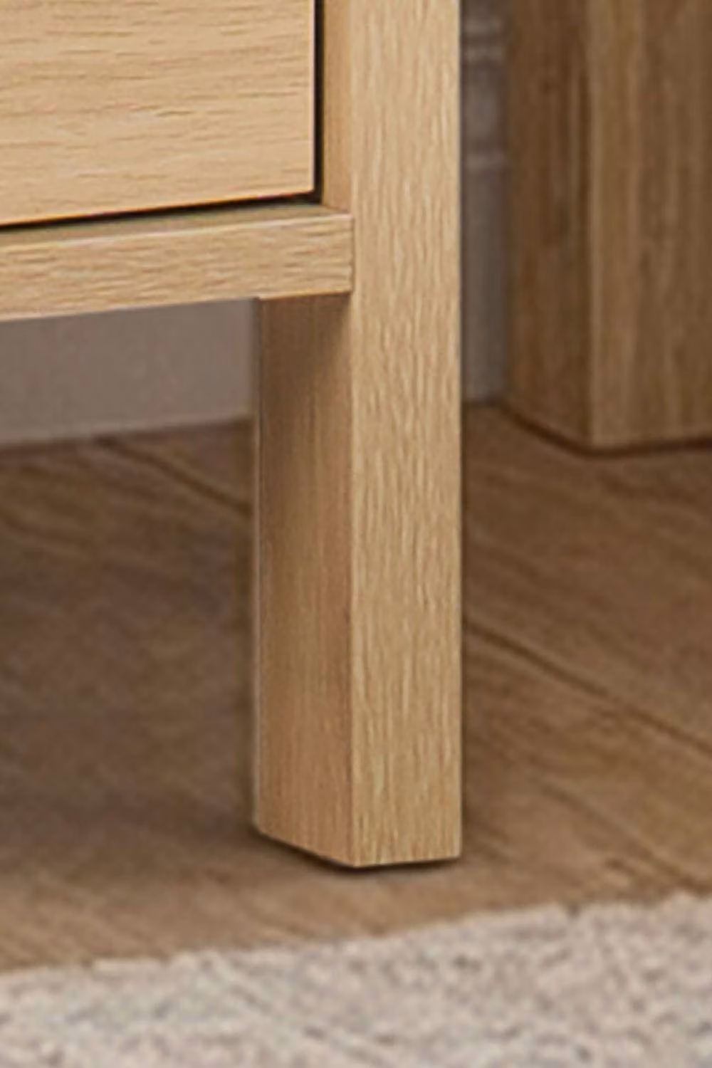 Birlea Flora 3 Drawer Bedside Cabinet in Oak – 2