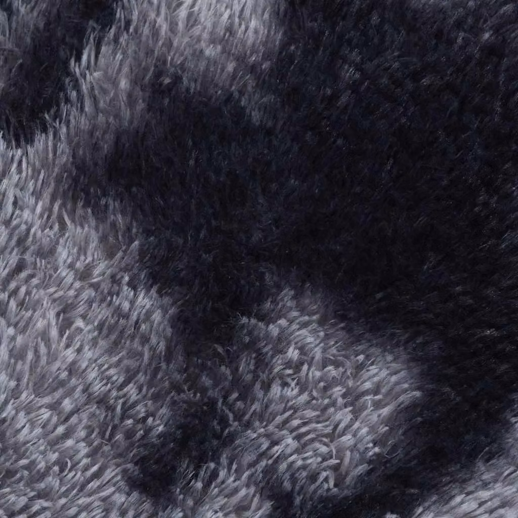 Berkfield Home NAVARRA Shaggy High Pile Rug, Dark Grey, W/D/H: 160 x 160 x 1 cm – 6