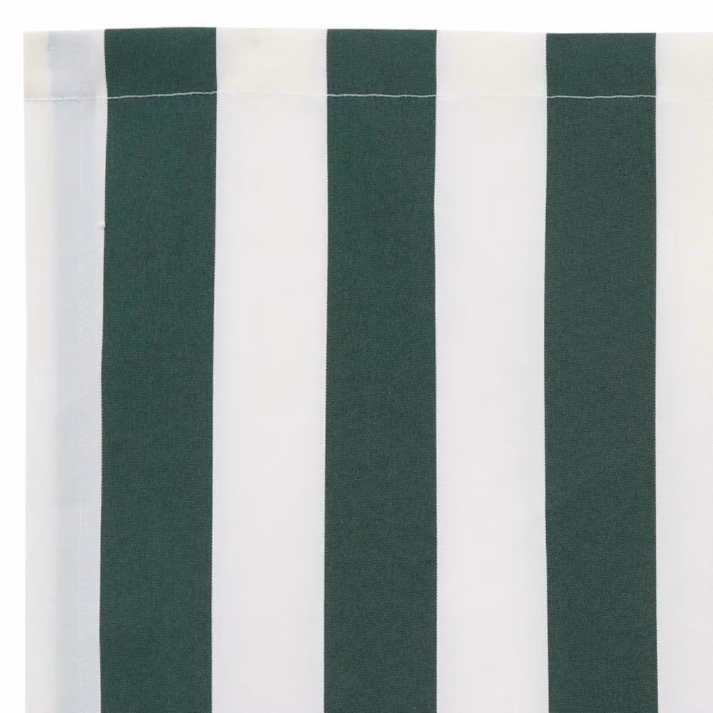 Berkfield Home Awning Valance in Green and White, W: 5.8 m, H: 0.2 m – 3