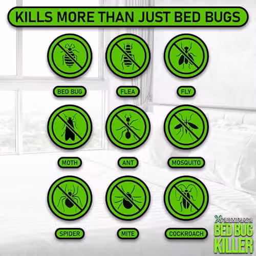 Xterminate Pesticide Free Bed Bug Killer Spray, 3 x 1L – 4