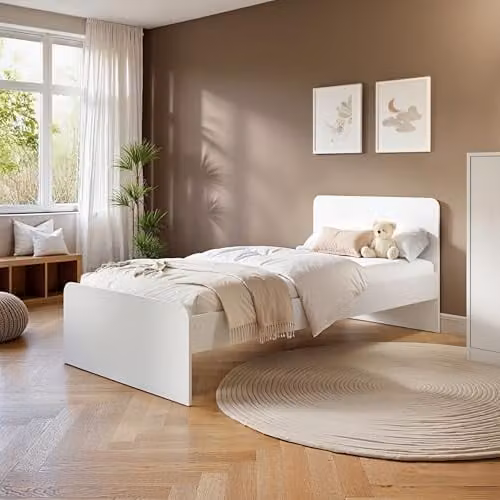 Flair Furnishings Wizard Single Bed Frame in White