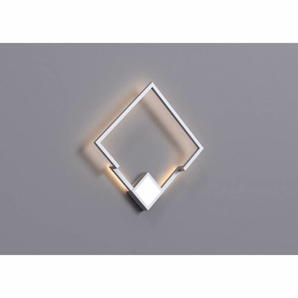 Netlighting Boutique Square Dimmable LED Wall Lamp, White, 25W, 3000K, 1370lm – 2