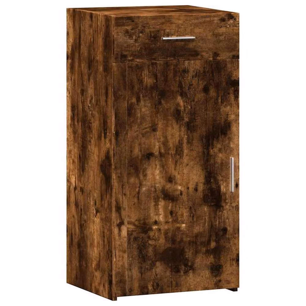 Berkfield Home Smoked Oak Sideboard in Brown, W/D/H: 45 x 42.5 x 93 cm – 3