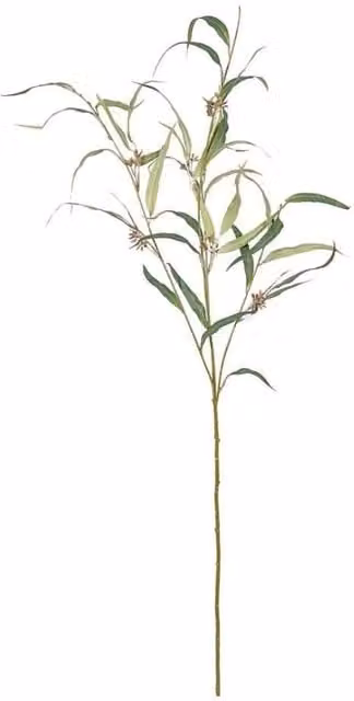 KDMD Green Botanica Willow Eucalyptus Floral Decor, 2 Pack, Height: 116 cm