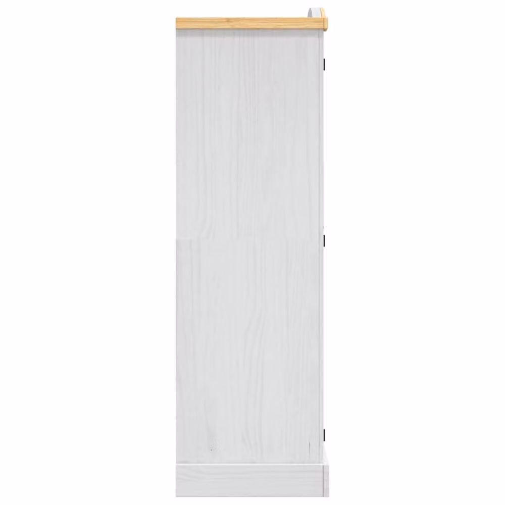 Berkfield Home Corona Range 2 Door White Mexican Pine Wardrobe – 2
