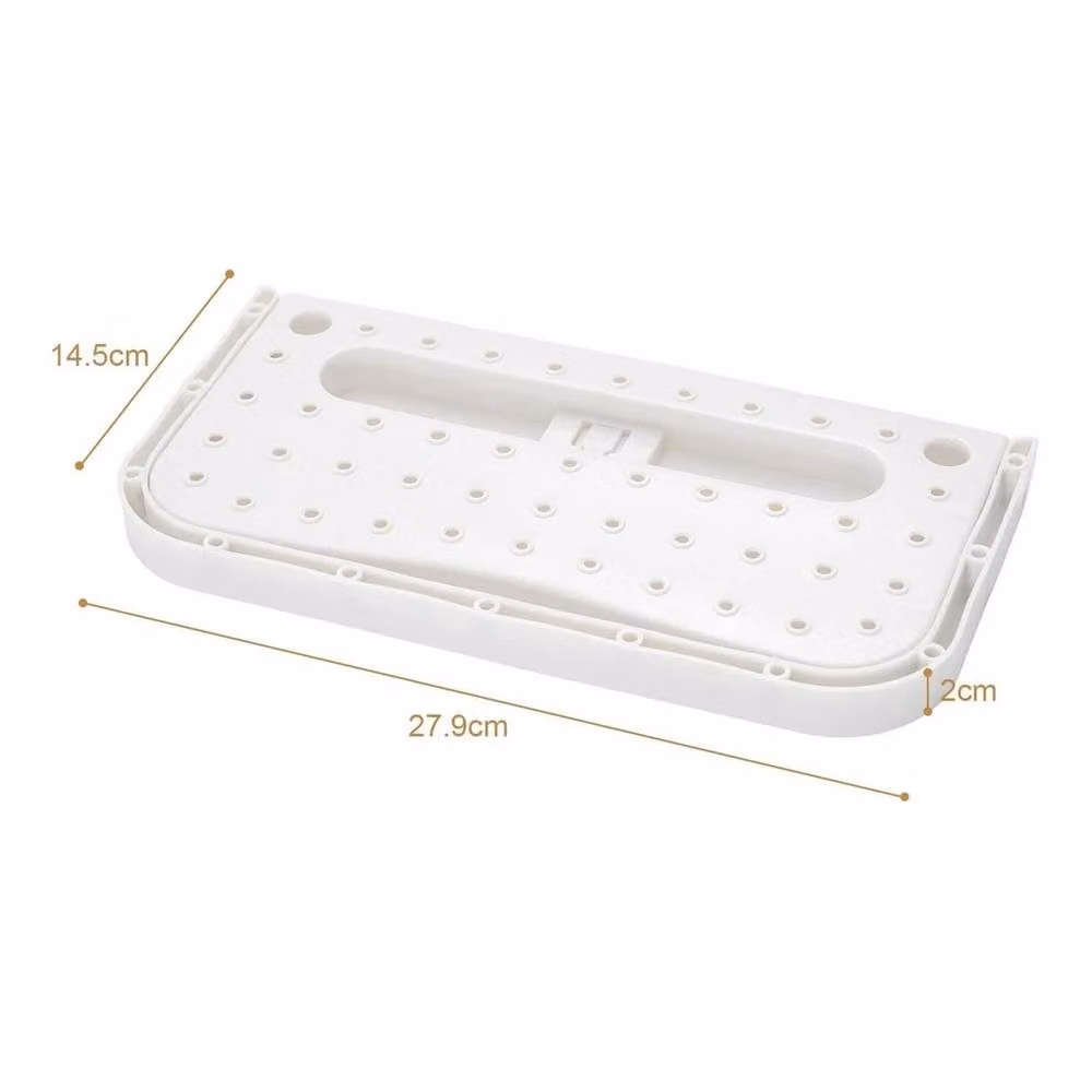FORGEVIO 4-Piece Foldable Wall Mounted Shoe Rack in White – 2