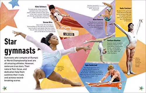 DK My Book of Gymnastics Multicolour Paper Book, H: 28.3 cm, W: 22.3 cm – 4