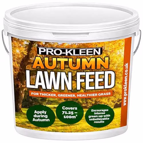 Pro-Kleen Autumn Lawn Feed Fertiliser 2.5kg NPK 10-5-10 + 2MgO Slow Release Granulate