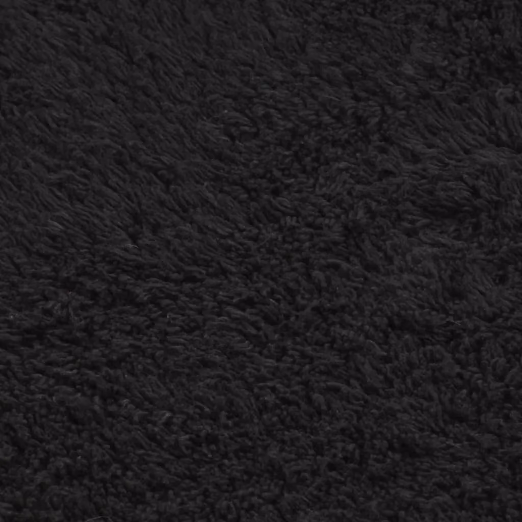 Berkfield Home 2 Piece Anthracite Cotton Bathroom Mat Set with Non-Slip Backing – 3